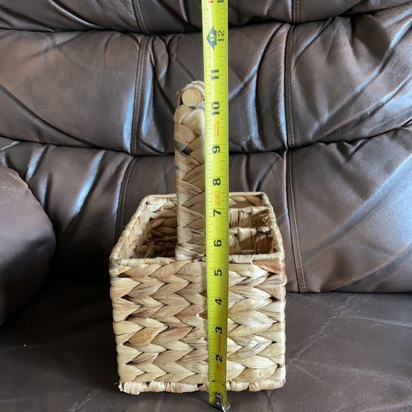 Vintage raffia utensil caddy - Picture 5 of 5